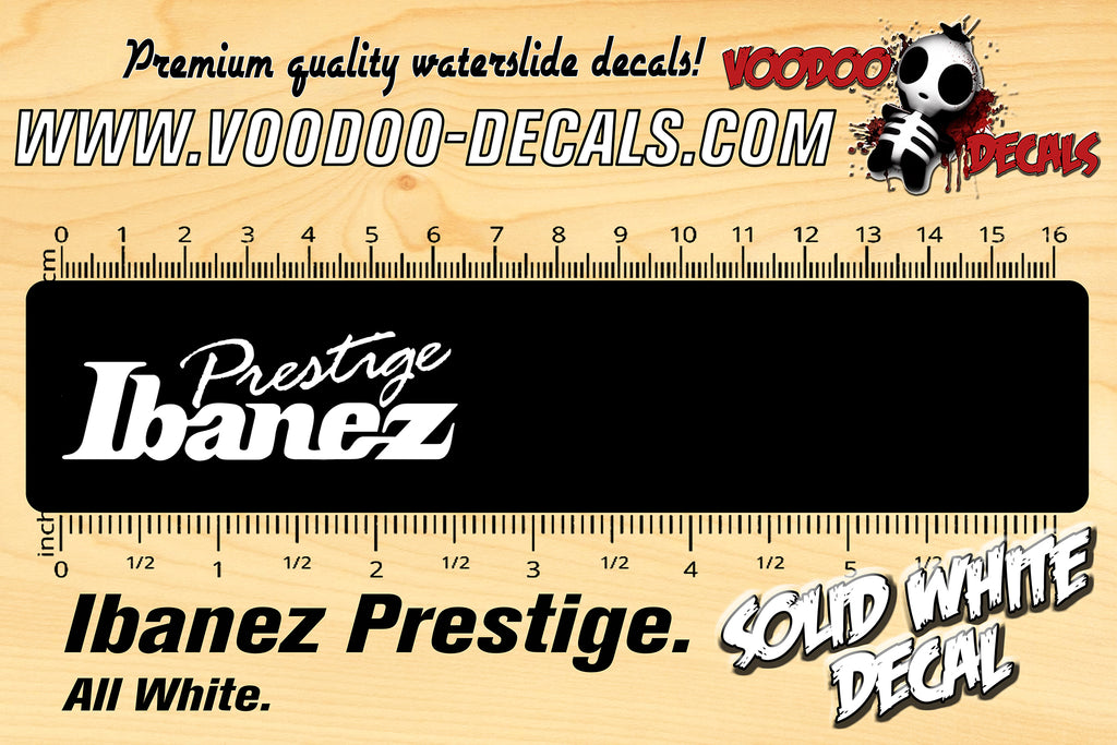 Ibanez GOLD mirrore guitar headstock replacement decal, sticker 5.5 inches Ibanez GOLD mirrore guitar headstock replacement decal, sticker 5.5 inches