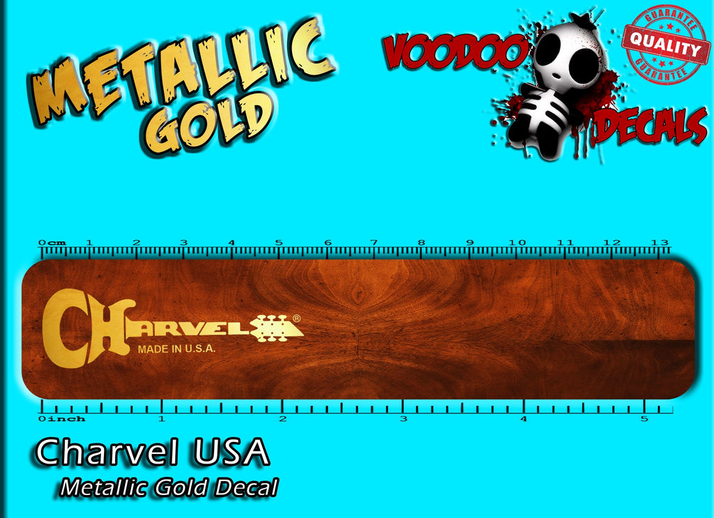 絶妙なデザイン Gold All - USA Charvel – Decals Voodoo ギター