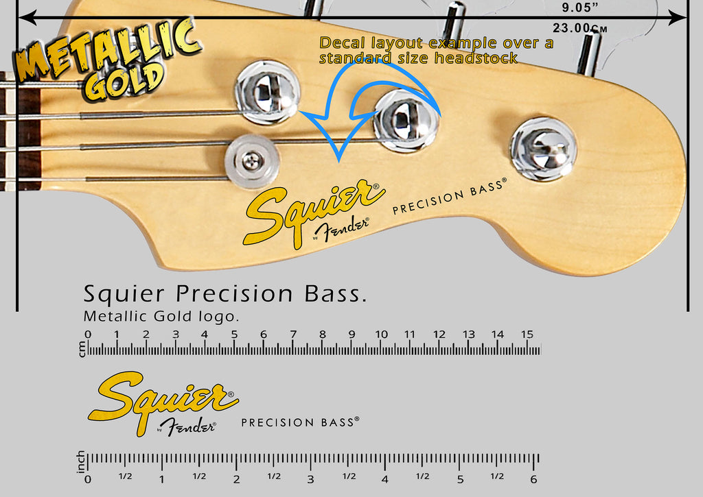 Squier Classic Vibe   Gold and Black – Voodoo Decals