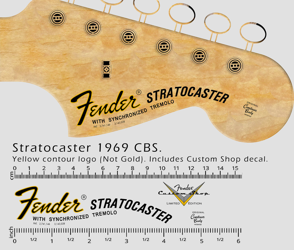 Fender stratocaster store decal