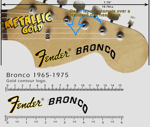 Fender Bronco 1965-1975 - GOLD