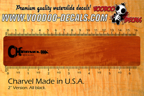 Charvel Made in USA (2inch Version) BLACK