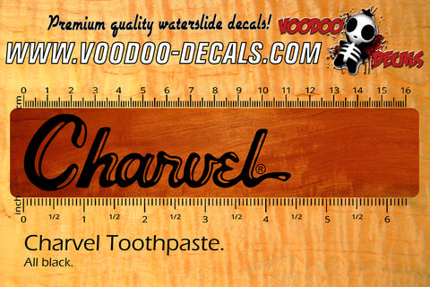 Charvel Toothpaste BLACK