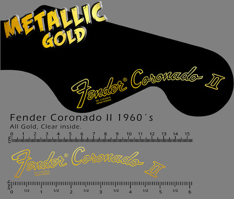 Fender Coronado II 1960s - ALL GOLD