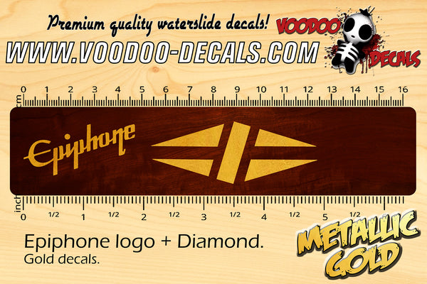 Epiphone logo + Diamond - GOLD