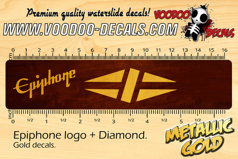 Epiphone logo + Diamond - GOLD
