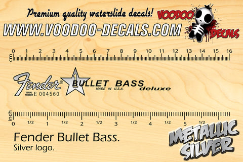 Fender Bullet Bass USA - SILVER
