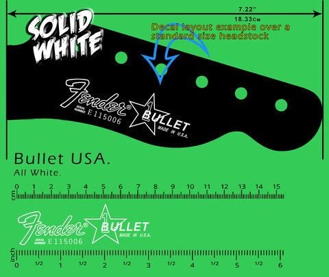 Fender Bullet USA - WHITE