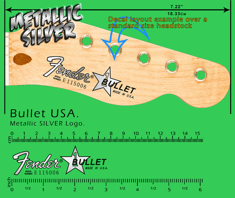Fender Bullet USA - SILVER