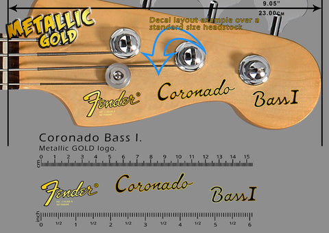 Fender Coronado Bass I - GOLD