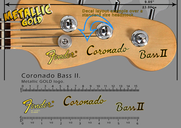 Fender Coronado Bass II - GOLD