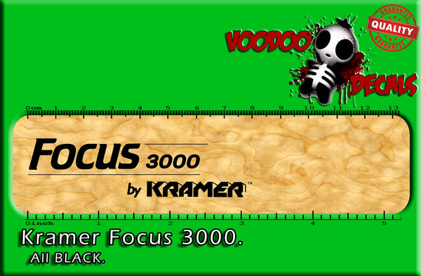 Focus 3000 by Kramer BLACK