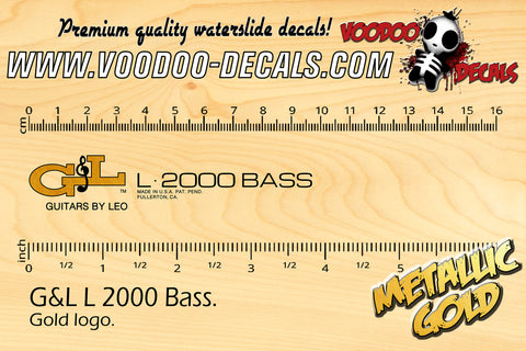 G&L L 2000 Bass GOLD