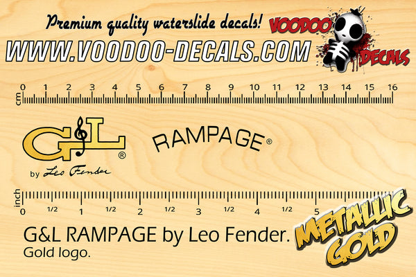 G&L RAMPAGE by Leo Fender GOLD
