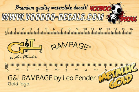 G&L RAMPAGE by Leo Fender GOLD