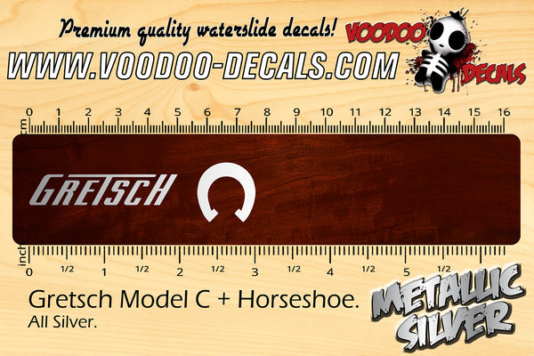 Gretsch Model C + Horseshoe SILVER