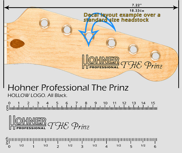 Hohner Professional The Prinz - BLACK HOLLOW (CAPS)