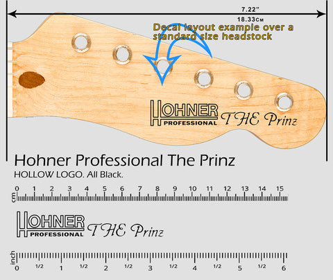 Hohner Professional The Prinz - BLACK HOLLOW (CAPS)