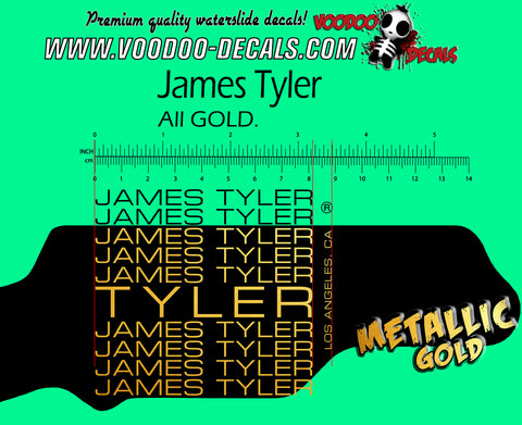 James Tyler (Big Headstock) GOLD
