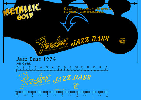 Jazz Bass 1974 - ALL GOLD