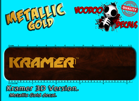 Kramer 3D Logo GOLD