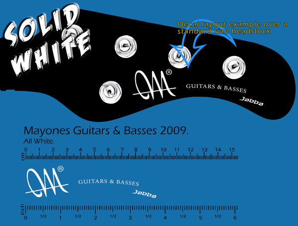 Mayones Guitars & Basses 2009 - WHITE