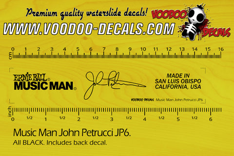 Music Man John Petrucci JP6 - BLACK