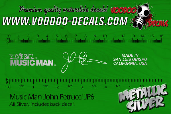 Music Man John Petrucci JP6 - SILVER