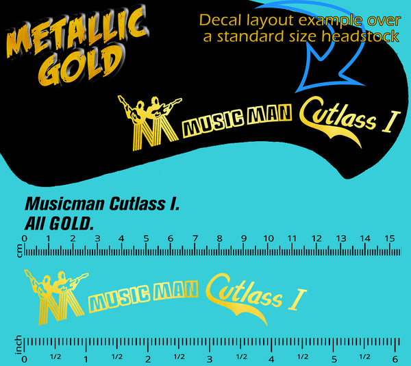 Musicman Cutlass I - ALL GOLD