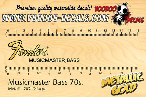 Musicmaster Bass 70s - GOLD