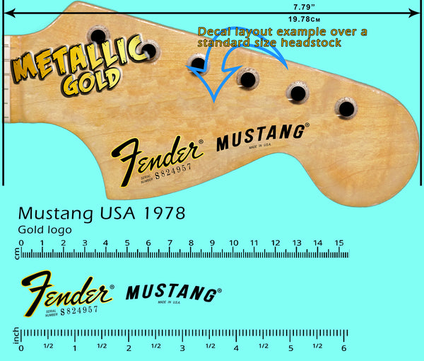 Mustang USA 1978 GOLD