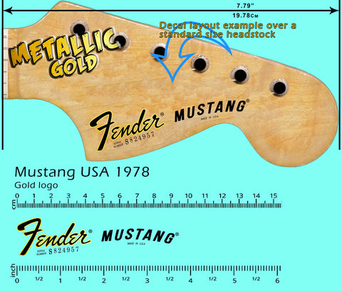 Mustang USA 1978 GOLD