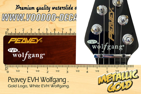 Peavey EVH Wolfgang GOLD & WHITE