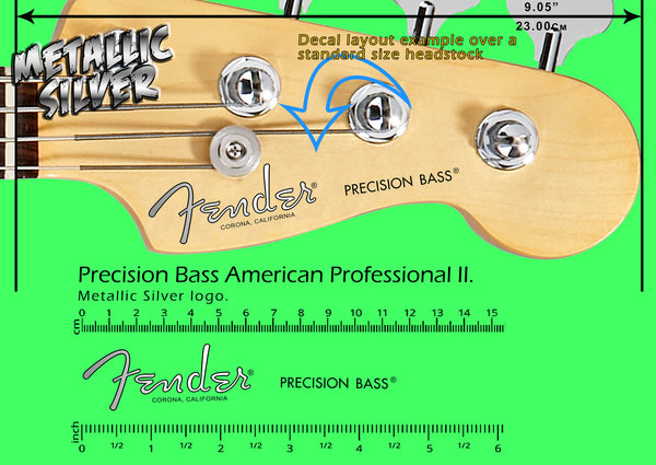 Precision Bass American Professional II SILVER