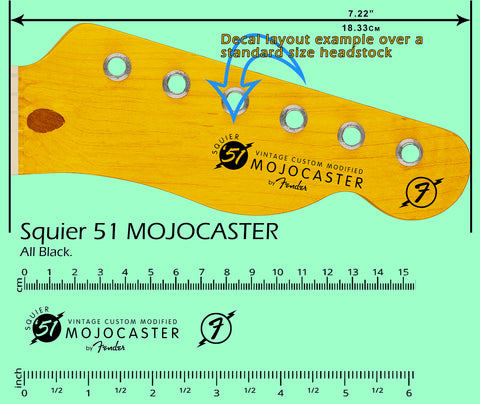 Squier 51 MOJOCASTER - BLACK