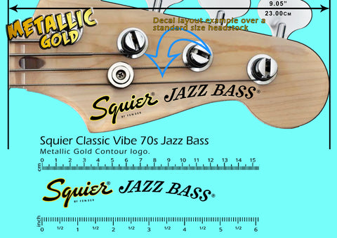 Squier Classic Vibe 70s Jazz Bass GOLD