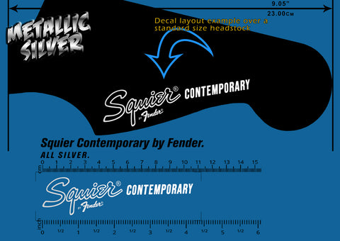 Squier Contemporary by Fender - SILVER
