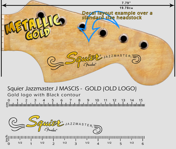 Squier Jazzmaster J MASCIS -  GOLD