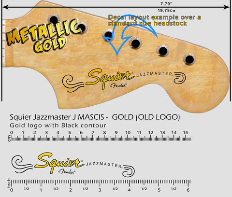 Squier Jazzmaster J MASCIS -  GOLD