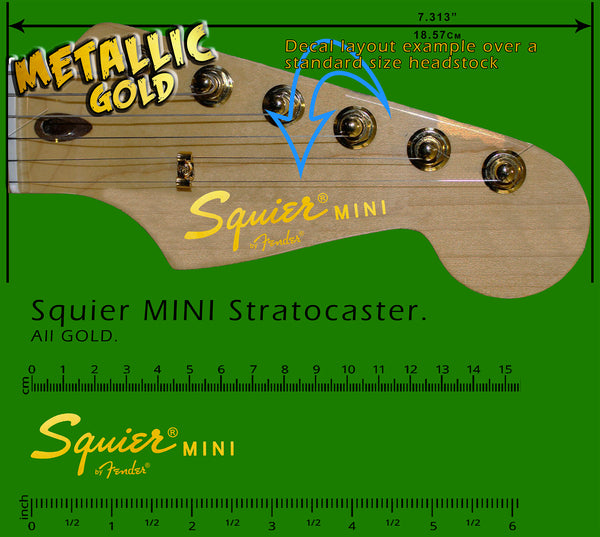 Squier MINI Stratocaster - ALL GOLD