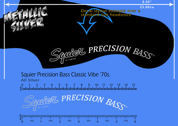 Squier Precision Bass Classic Vibe '70 - ALL SILVER