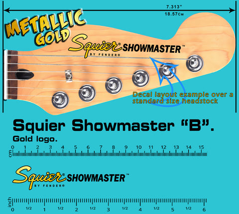 Squier Showmaster B GOLD