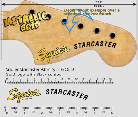 Squier Starcaster Affinity  -  GOLD
