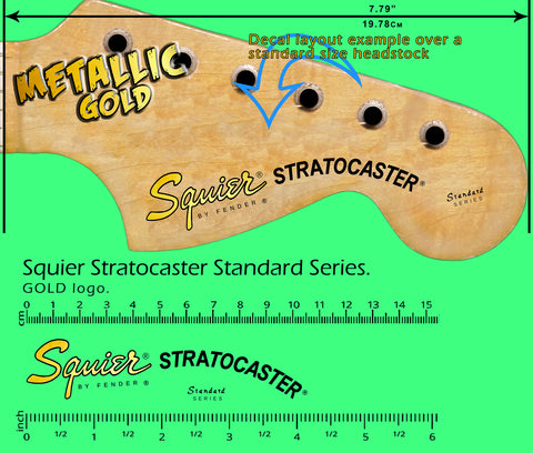 Squier Stratocaster Standard Series GOLD