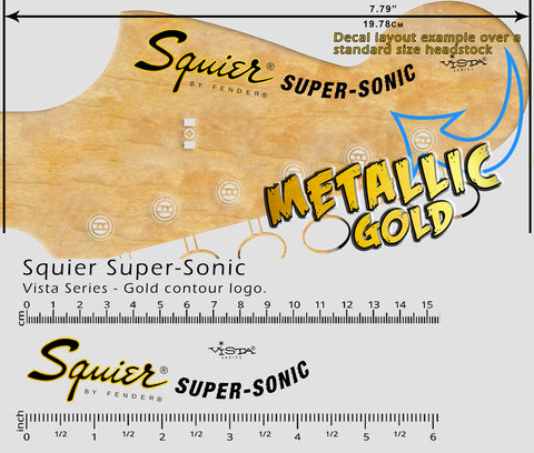 Squier Super-Sonic VISTA SERIES - GOLD