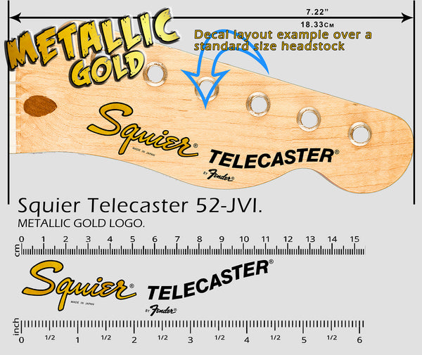 Squier Telecaster 52-JVI - GOLD