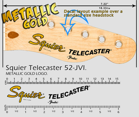 Squier Telecaster 52-JVI - GOLD