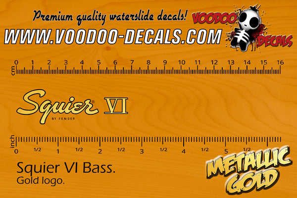 Squier VI Bass GOLD