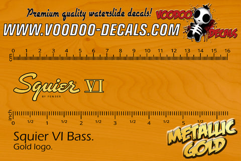 Squier VI Bass GOLD