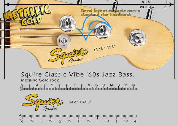 Squire Classic Vibe '60s Jazz Bass GOLD